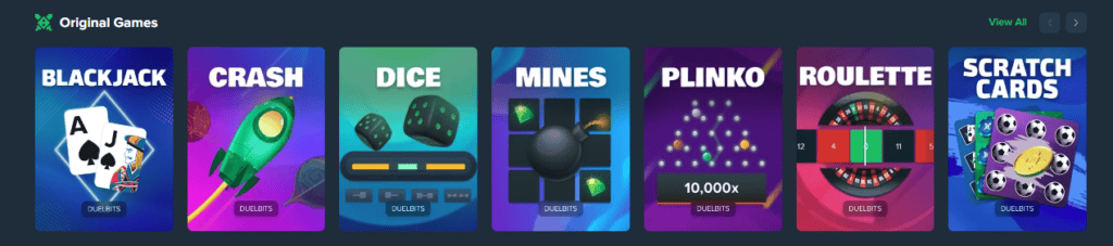 duelbits original games exclusive